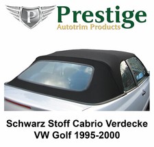 VW Golf 3 Cabrio Verdeck Verdecke Schwarz Stoff 1995-2000 