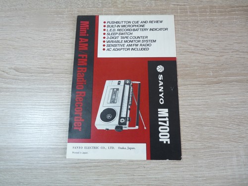 Sanyo m1700f mini - m1700f, am/fm