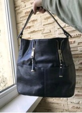 Zara Shopper Tasche Bag Beutel Tasche Marineblau Neuwertig