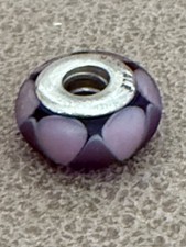 Pandora Charm Murano Glas Lila