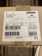 6*Osram Reflektorlampe Halospot 111, G53, 6V, 35W, 4°, 41830 SSP