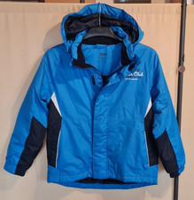 Crivit Skijacke/ Snowboardjacke / Winterjacke, blau, Gr. 134/140, mit Schneefang