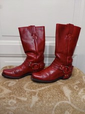 Tony Mora Bikerboots Damen Rot