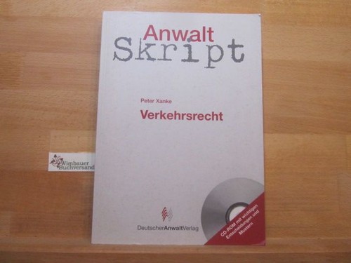 Verkehrsrecht buch und cd - buch,