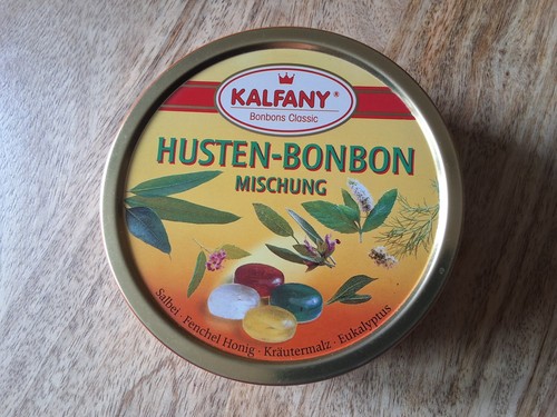 Alte blechdose kalfany - blechdose,