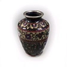 Cloisonné Vase ca. 9,5 cm