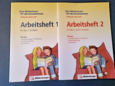 Arbeitsheft 1 + 2 zu Das Wörterbuch für die Grundschule, Mildenberger