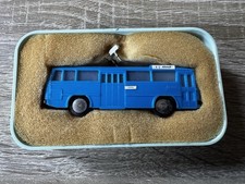 2 Eheim Brawa Trolley Bus Linienbus MB O 302 Stadtbus Altstadt Nr.3 Rot  Blau