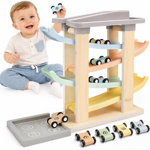 Kugelbahn holz montessori - holz,