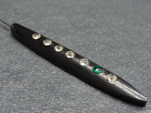 Kurze hutnadel schwarz strass - kurze,