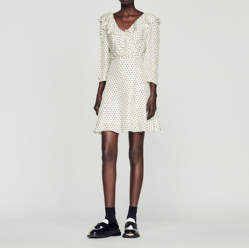 Sandro kleid weiß fr - kleid, 34