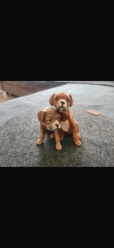 Porzellan figur hunde - porzellan,