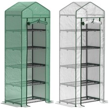 Gewächshaus mit Rolltür