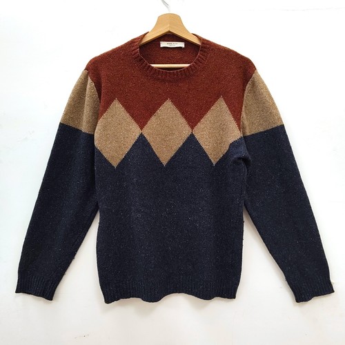 Wool co rautenpullover - &,