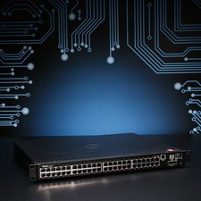 Dell N2048P 48-port Managed Stack PoE+ Switch inkl. Einbauwinkel // 48x GbE