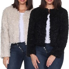 JDY Damen Kunstfelljacke Jacke