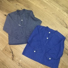 2 Kinder Fischerhemd Langarm