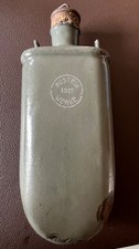 Alte Email Feldflasche Österreich Deutsches Reich 22x9cm 1WK Austria Werke 1917