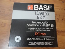 1 x Basf LPR 35 LH Super HIFI  Tonband 1098m auf 26,5 cm Alu Spule, Neu!!!