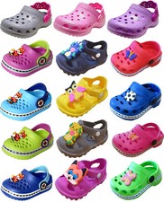 Kinder Hausschuhe EVA Clogs Gartenschuhe Badeschuhe Freizeit neu Strand Gr.18-35