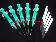 10x 5ml Einmalspritze mit Kanüle - Basteln/Modelbau/Drucker etc. - Neu & Steril