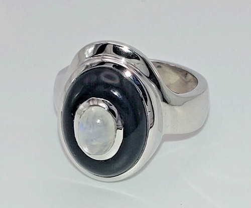 Mondstein onyx designer ring - mondstein,