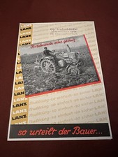 Orig. Prospekt Lanz  Bulldog