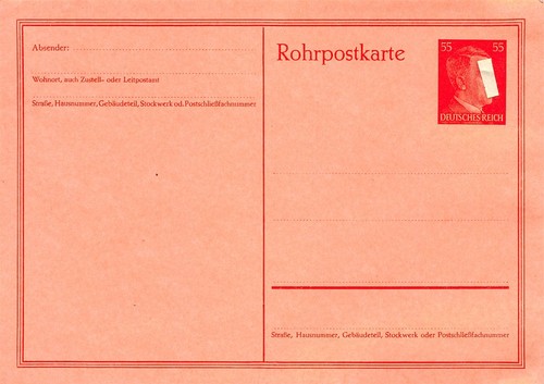 404387 rohrpost ganzsache - dr,