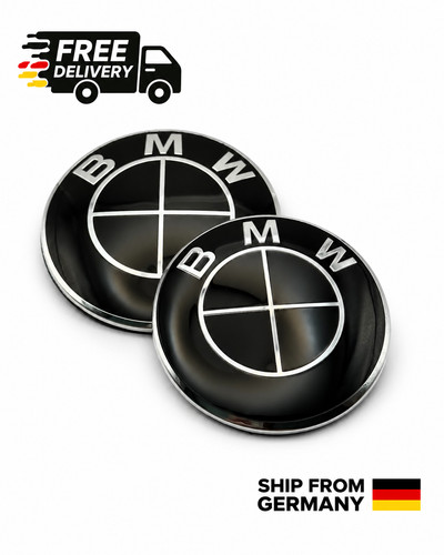 Bmw emblem set 82mm 74mm - bmw,