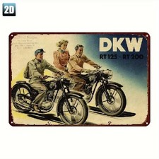 Blechschild DKW Motorrad RT125