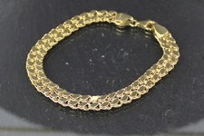 Goldarmband, Gliederarmband, Bismarck-Armband, 585er Gelbgold, 14 Karat