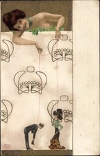 Jugendstil Künstler Ak