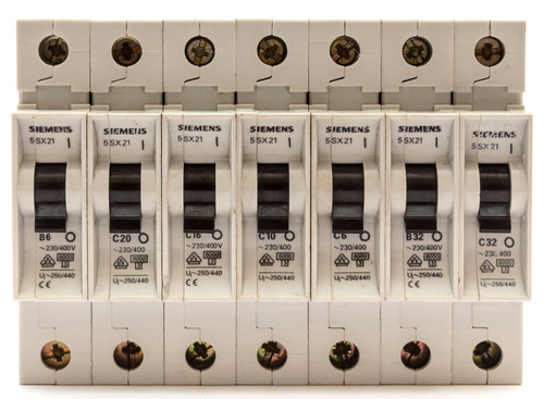 Siemens 5sx21 5sx2 mcb - 5sx2, single