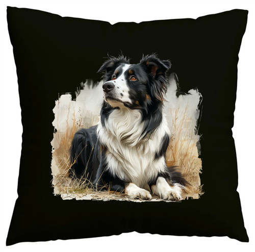 Kissenbezug border collie - kissenbezug,