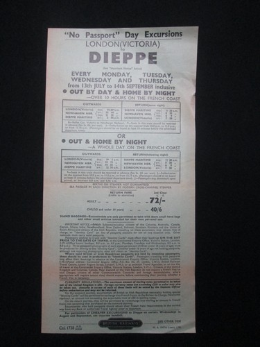 Vintage 1961 british railways - british,