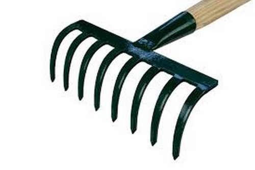 Harke rechen laubrechen 8 - ,