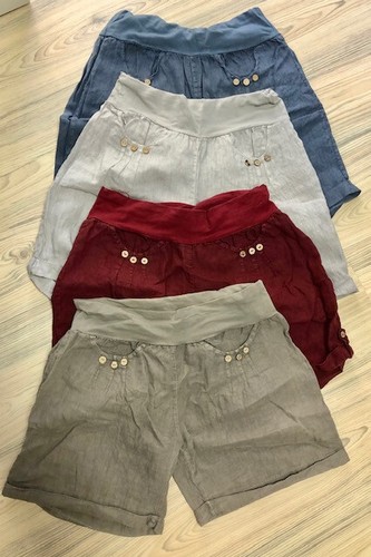 Caspar damen leinenshorts - caspar,