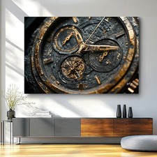 Leinwand bilder uhr schwarz - leinwand,