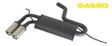 ASSO SPORTAUSPUFF  2x 76mm