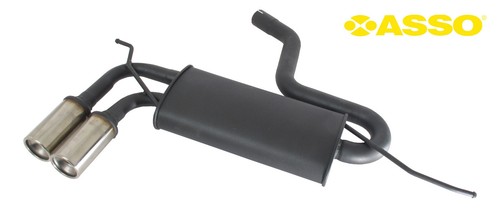 Asso sportauspuff 76mm - sportauspuff,