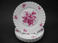 Haviland 5 Brotteller TORSE PURPUR Limoges Frankreich Wellendekor