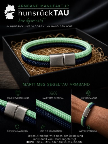 Maritimes armband 10mm - armband, |