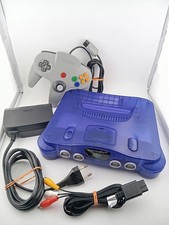 Nintendo 64 N64 Lila Atomic Purple Transparent Konsole mit Controller&Jumper Pak