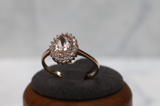 Cluster-Ring 9 kt Rotgold