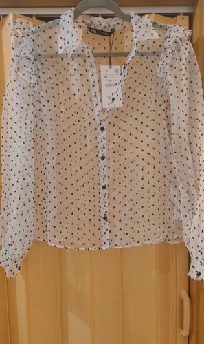 Zara polka dots bluse neu - polka,