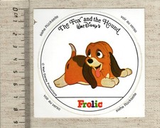Aufkleber/Sticker Frolic The Fox and the Hound Walt Disney (B)