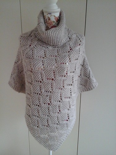Damen poncho neu wolle - poncho,