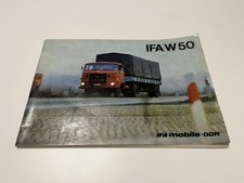 Original DDR Prospekt NUTZFAHRZEUGE IFA W50 LKW Broschüre von 1975 SELTEN! (A206