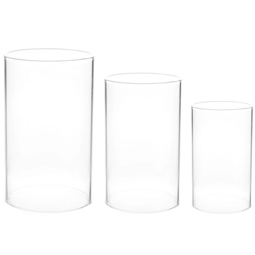 Glaszylinder ohne boden 10cm - boden,
