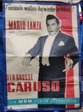F991/ Plakat Mario Lanza DER GROSSE CARUSO  beschädigt 